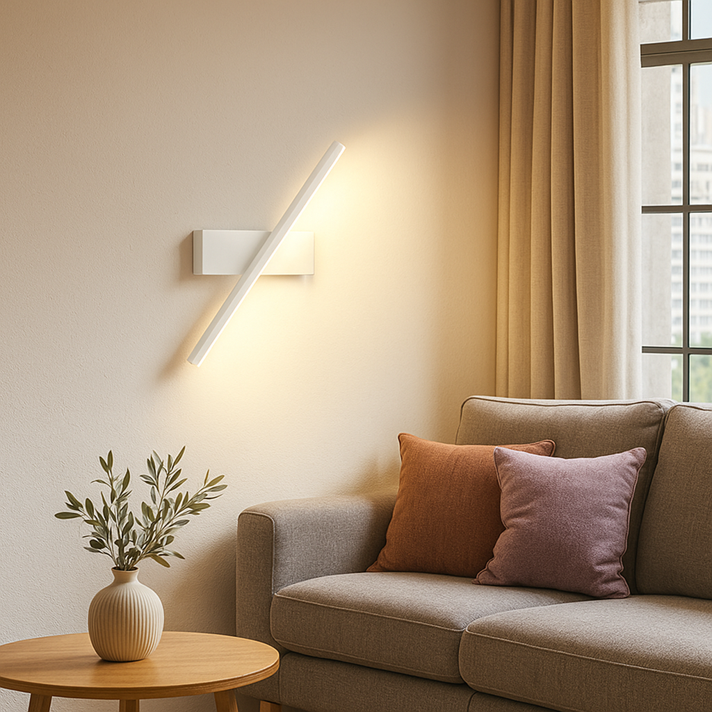 Scandinavian Rotating Wall Lamp | Bedroom Lighting