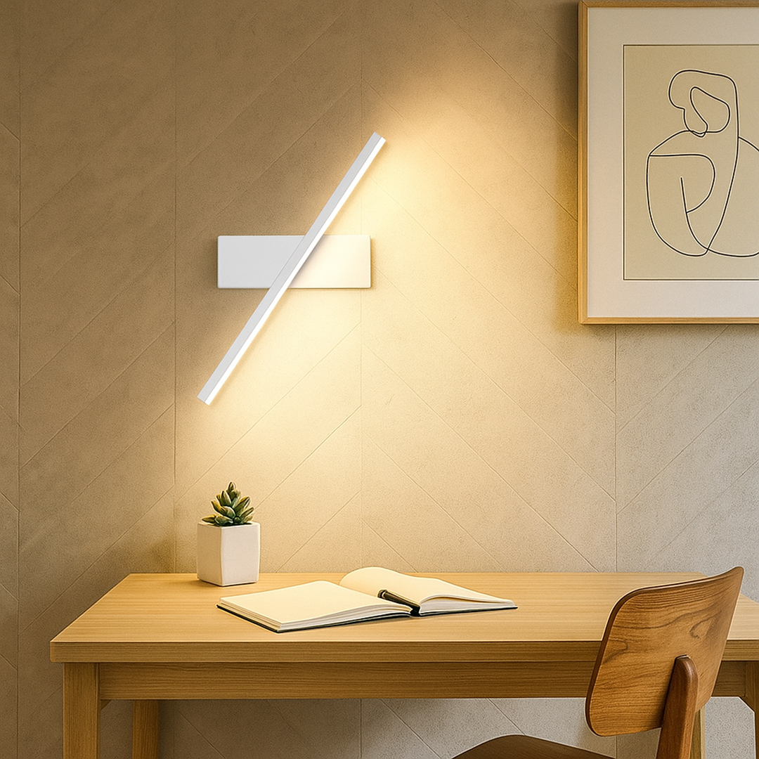Scandinavian Rotating Wall Lamp | Bedroom Lighting