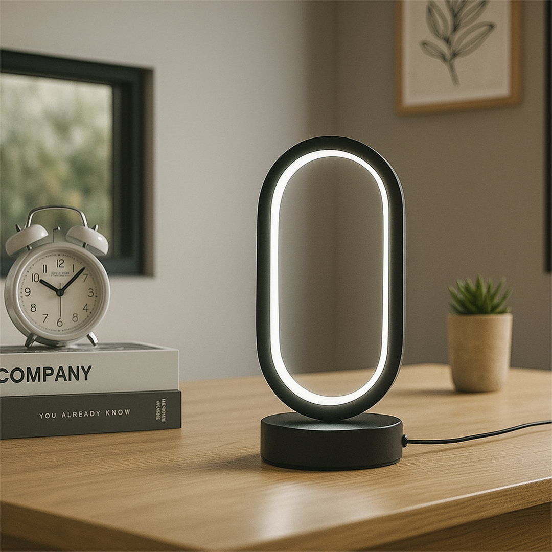 Lámpara de Mesa en Forma de U | Diseño Moderno de Interior