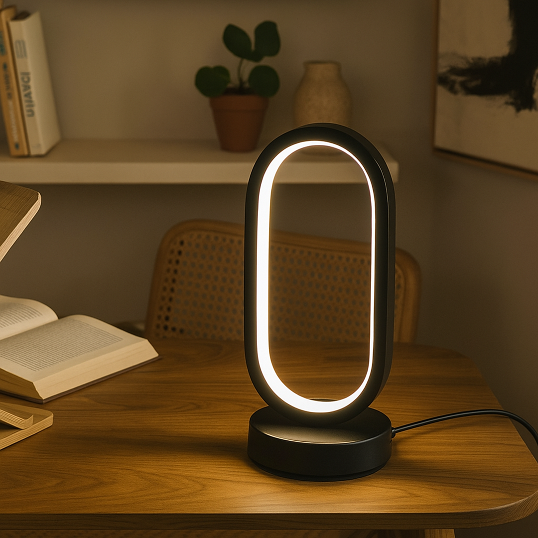 Lámpara de Mesa en Forma de U | Diseño Moderno de Interior