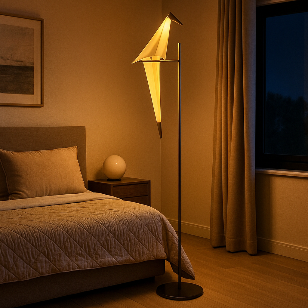 Lámpara Magnética Decorativa con Forma de Pájaro | Estilo Origami