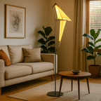 Lámpara Magnética Decorativa con Forma de Pájaro | Estilo Origami