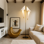 Lámpara Magnética Decorativa con Forma de Pájaro | Estilo Origami