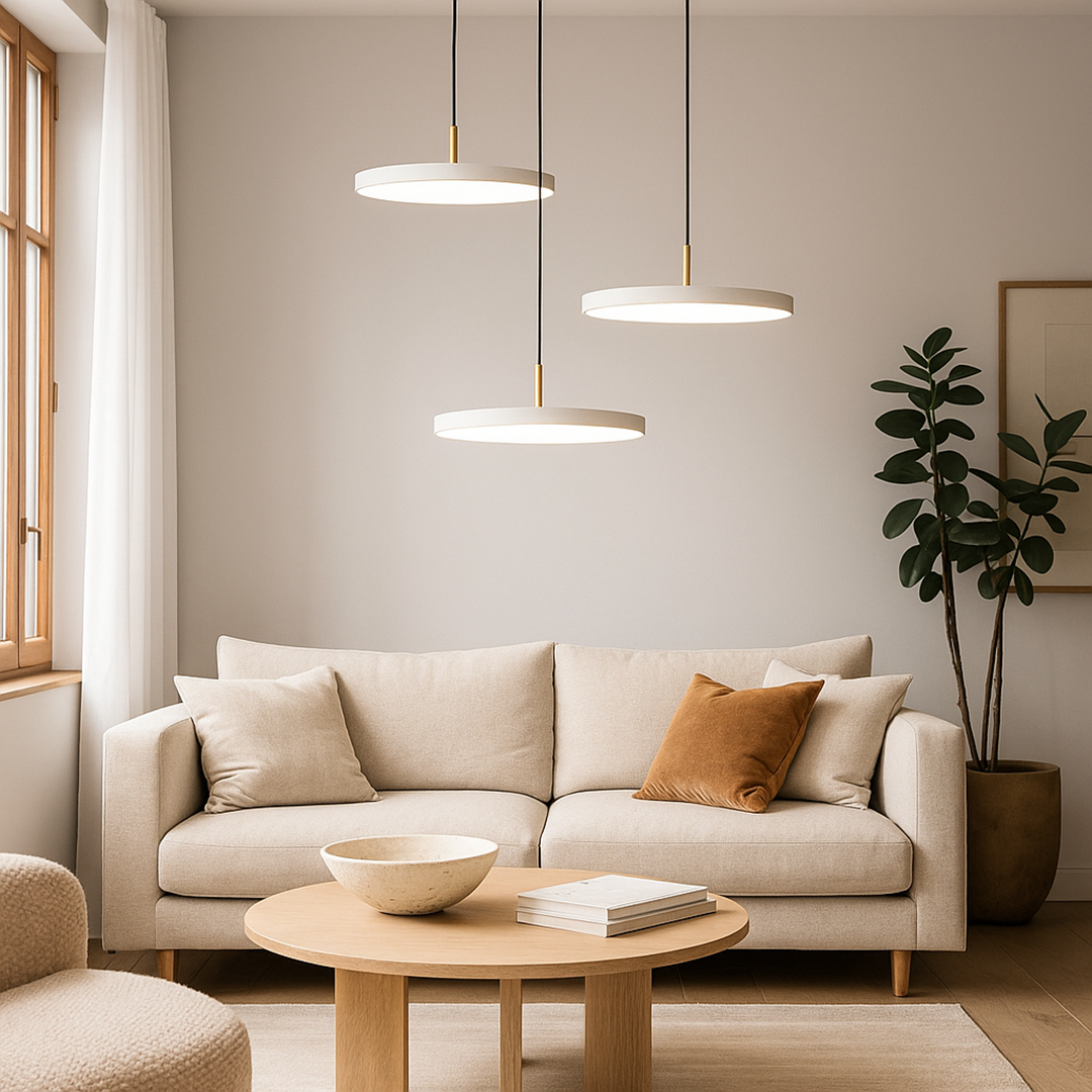 Lámpara Colgante Redonda Nórdica | Moderna