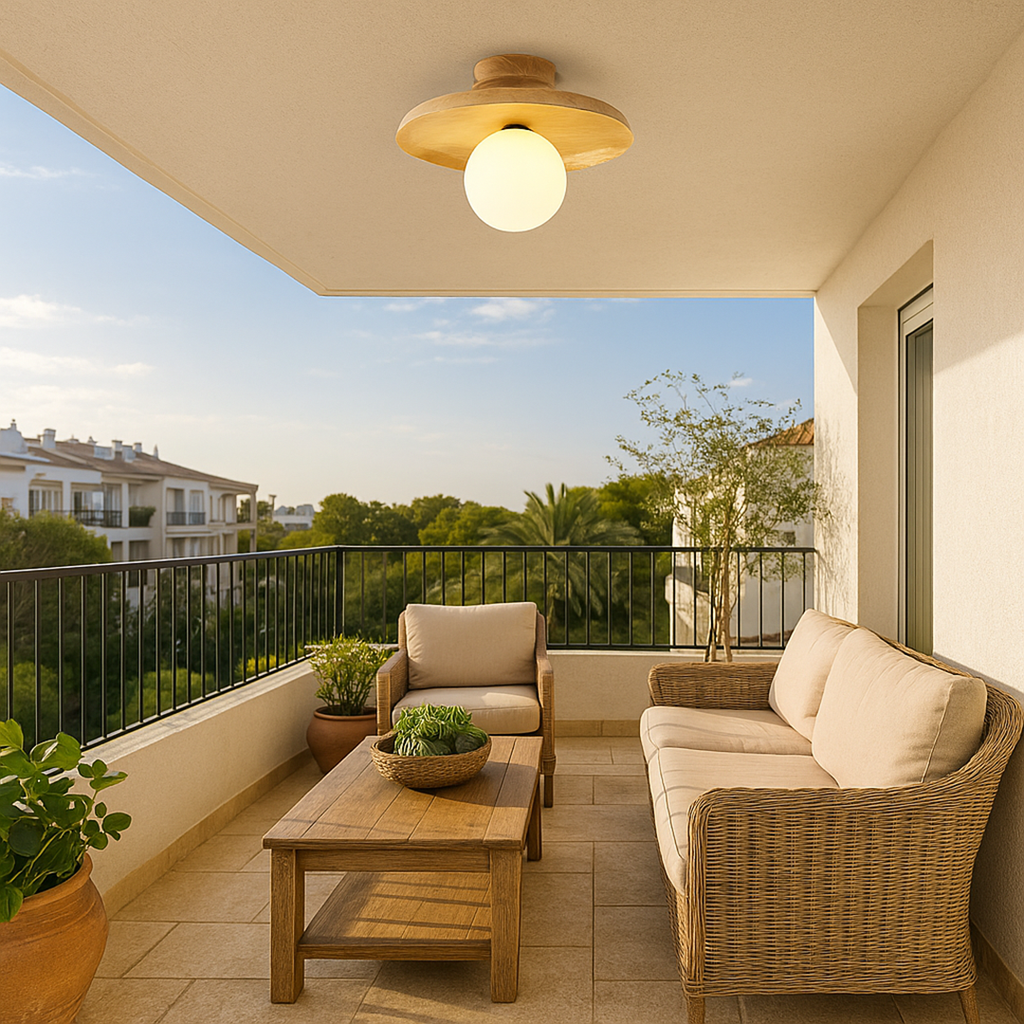 Lámpara de Techo Japonesa Tradicional | Para Salón