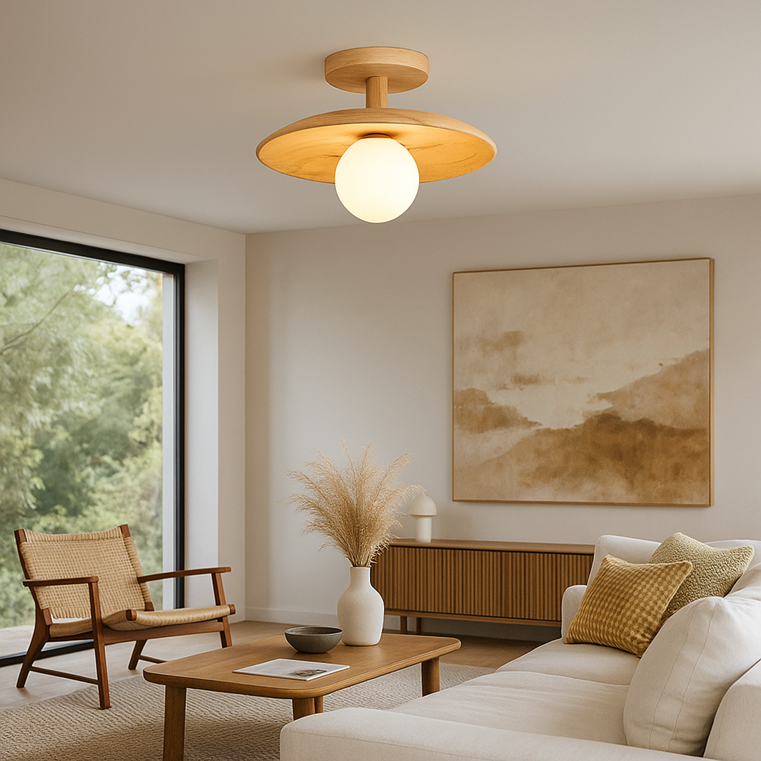 Traditional Japanese Ceiling Lamp | For Living Room