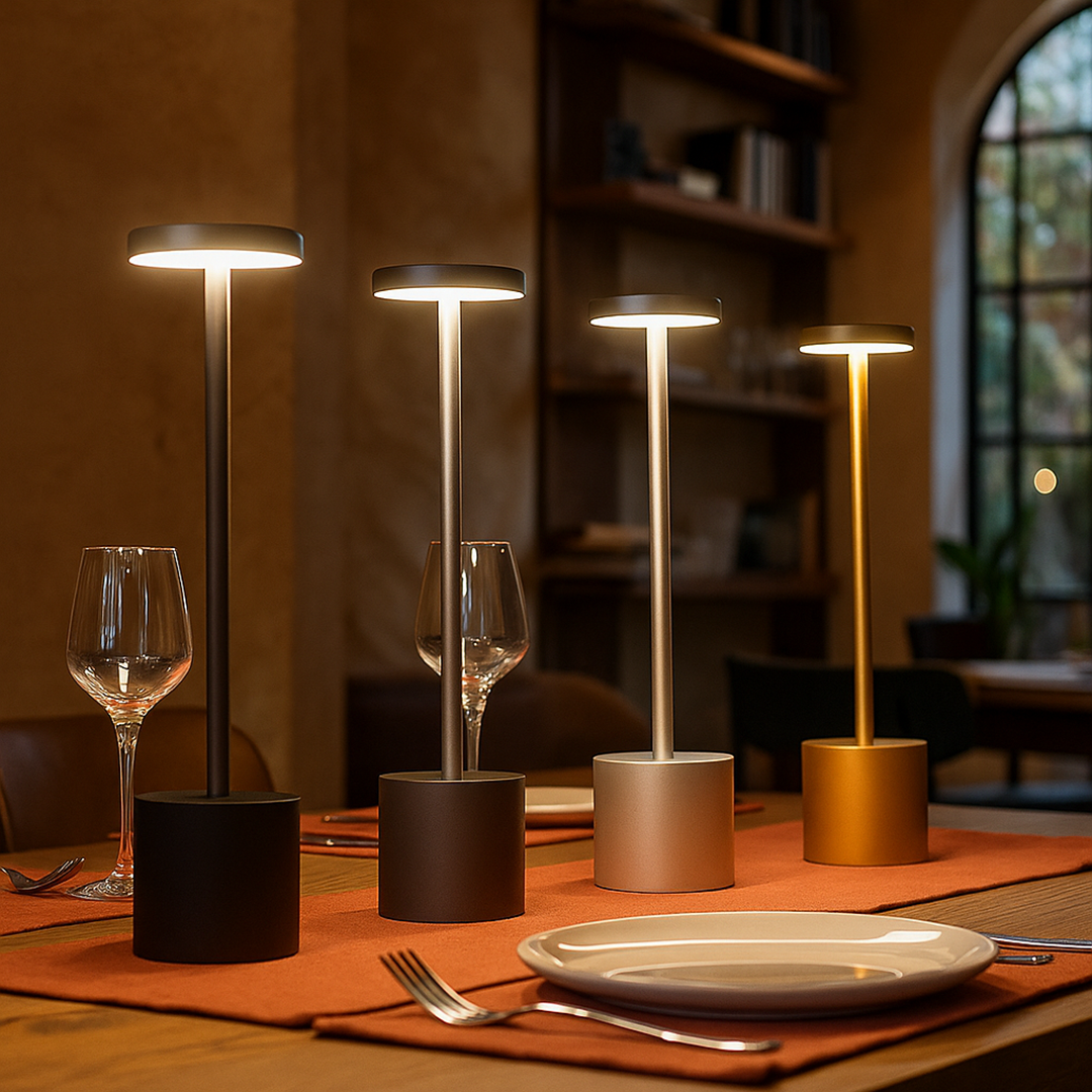 Lámparas de Mesa Recargables para Restaurantes | Diseño Moderno