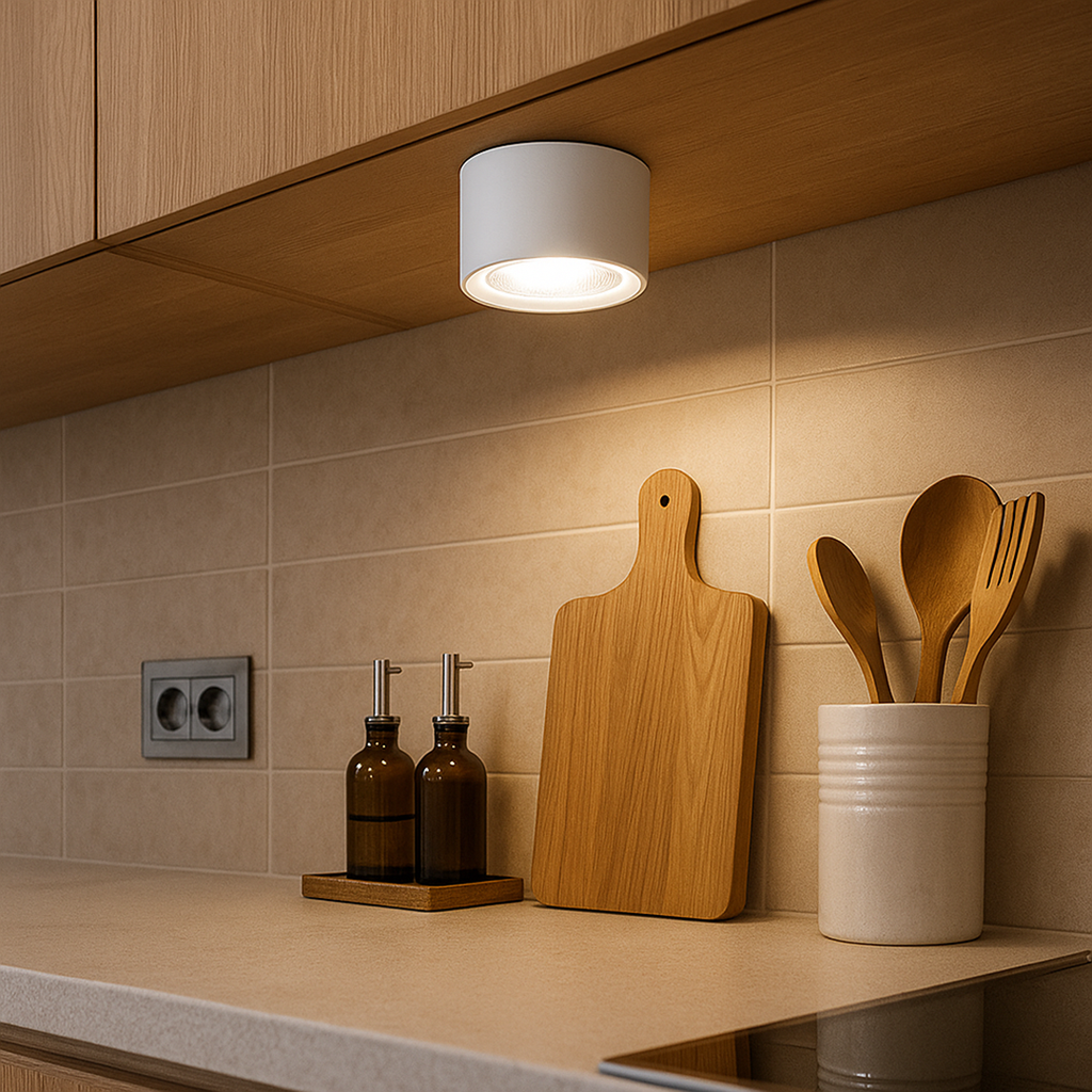 Lámpara de Techo Nórdica LED | Reflector Cilíndrico