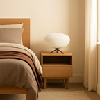 Glass Table Lamp | Soft Light for Indoor Use