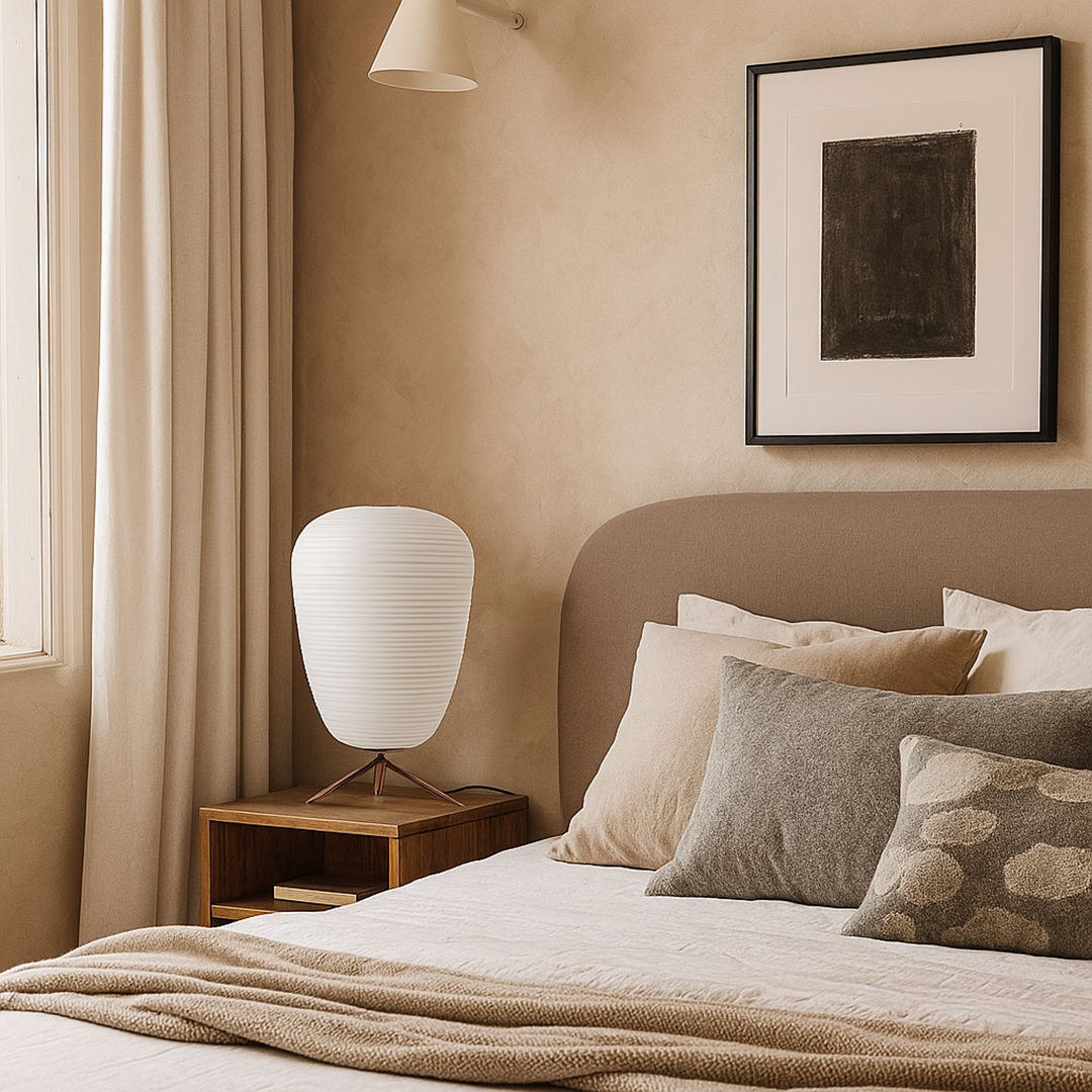 Glass Table Lamp | Soft Light for Indoor Use