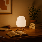 Glass Table Lamp | Soft Light for Indoor Use