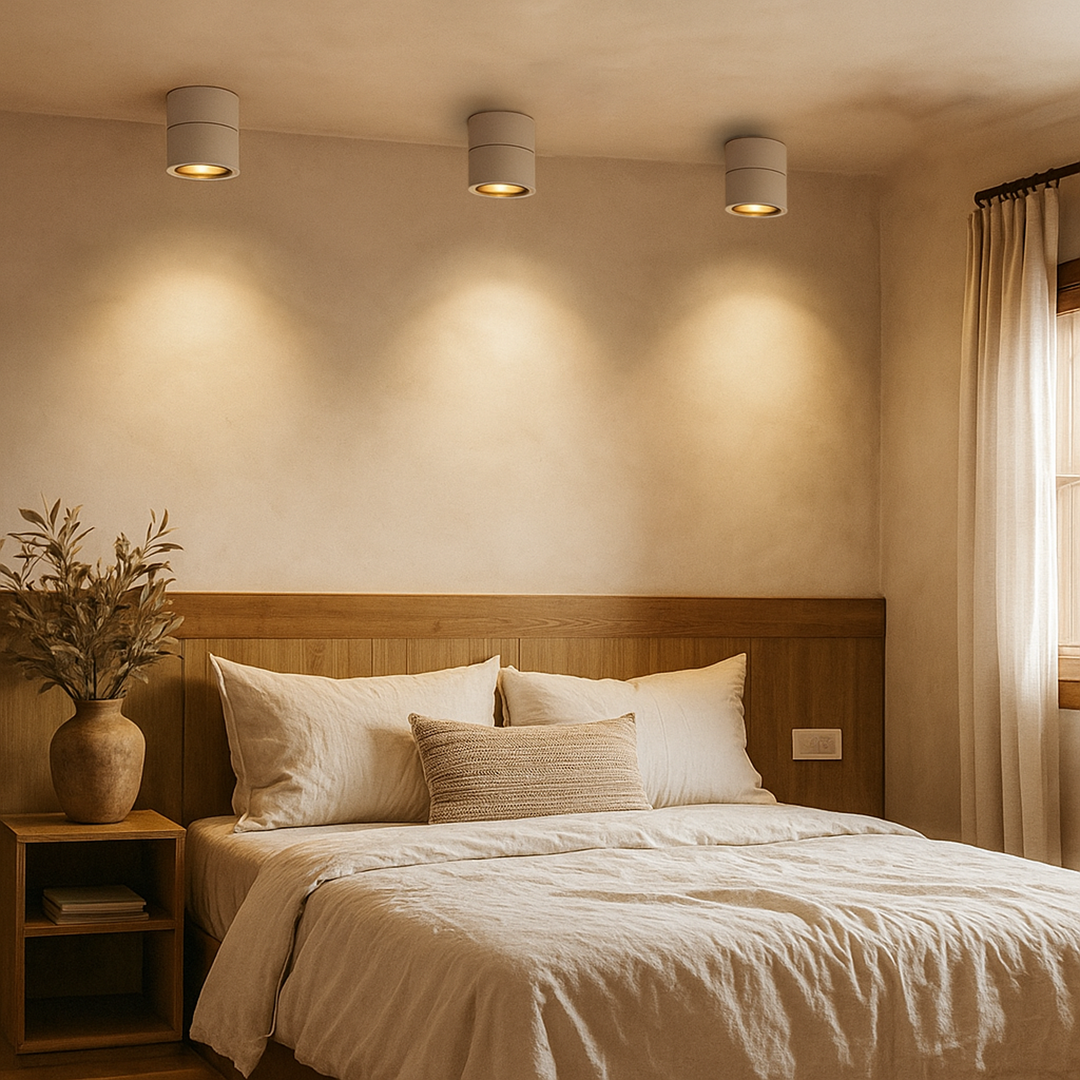 Scandinavian LED Ceiling Lamp | Natural Lighting