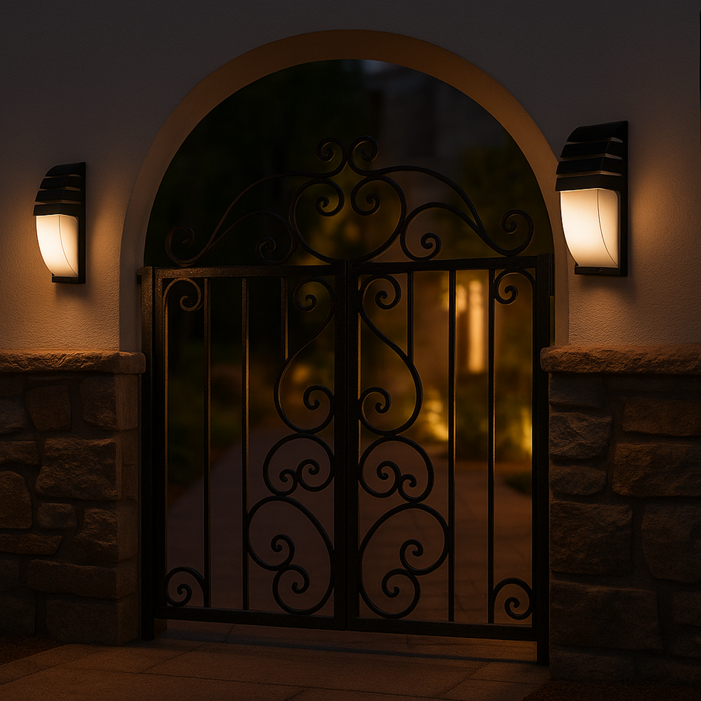 Lámpara de Pared Exterior | Sensor de Movimiento LED