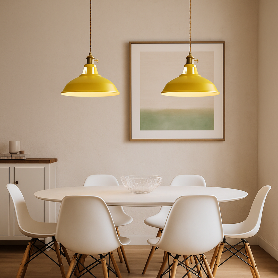 Lámpara de Techo Colgante Industrial | Colores Decorativos