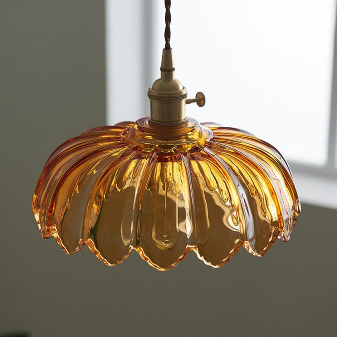 Vintage Floral Pendant Lamp | Aesthetic Interiors