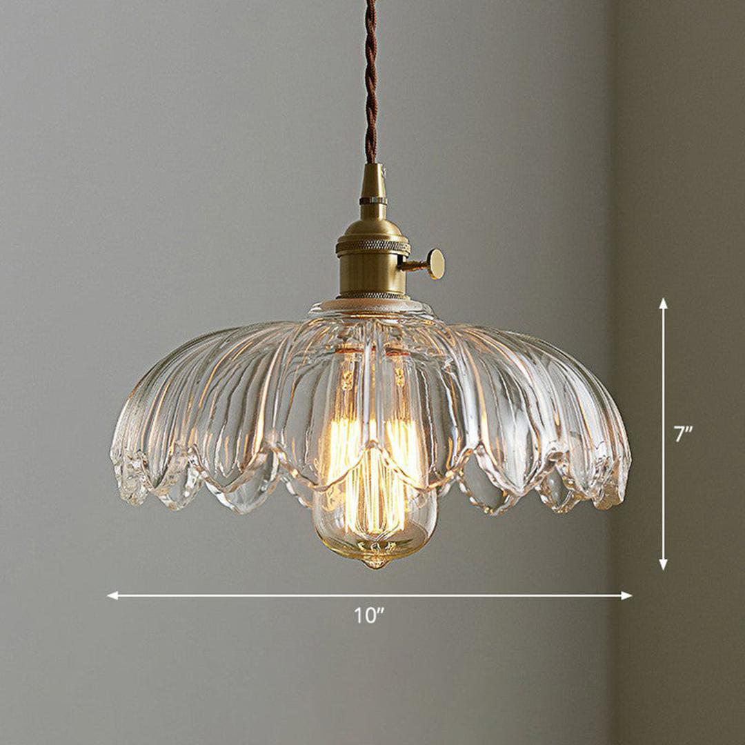 Vintage Floral Pendant Lamp | Aesthetic Interiors