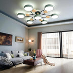 Lámpara Semi-empotrada LED Moderna de Hierro y Acrílico | Redonda