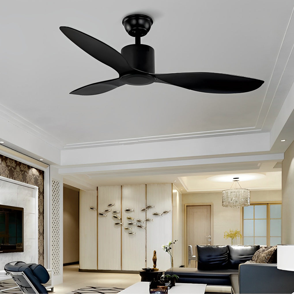 Modern Ceiling Fans with Lighting, 3 Blades, Quiet, Adjustable and Remote Control