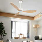 Modern Ceiling Fans with Lighting, 3 Blades, Quiet, Adjustable and Remote Control