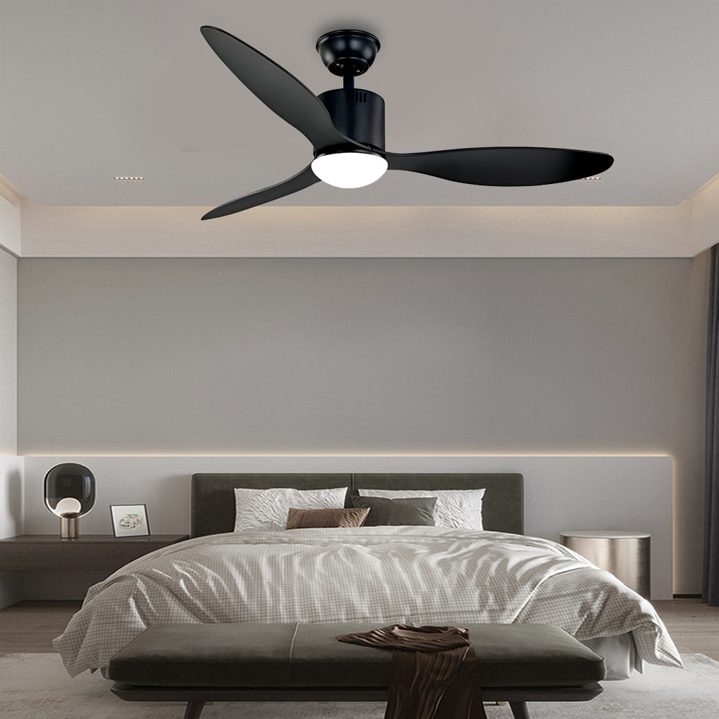 Modern Ceiling Fans with Lighting, 3 Blades, Quiet, Adjustable and Remote Control