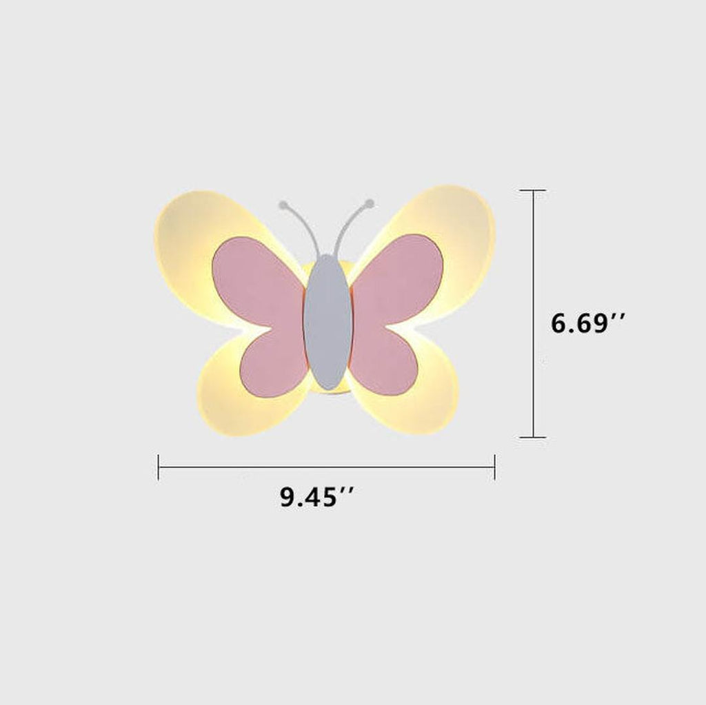 LED Wall Lamp in Butterfly Shape | Artistic Lighting