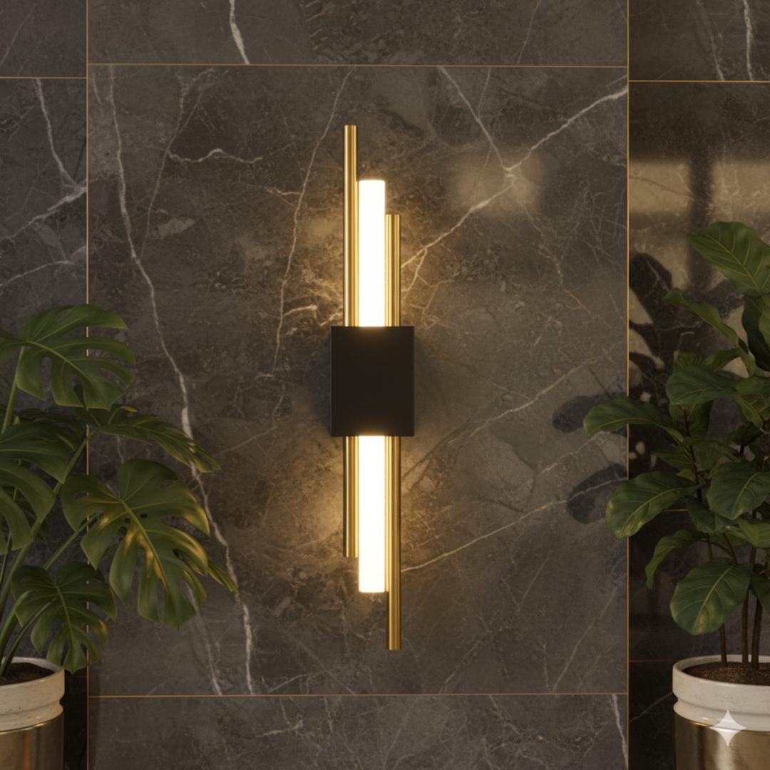 Iron and Acrylic Wall Lamp for Ambient Lighting | For Living Room