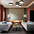 Lámpara Semi-empotrada LED Moderna de Hierro y Acrílico | Redonda