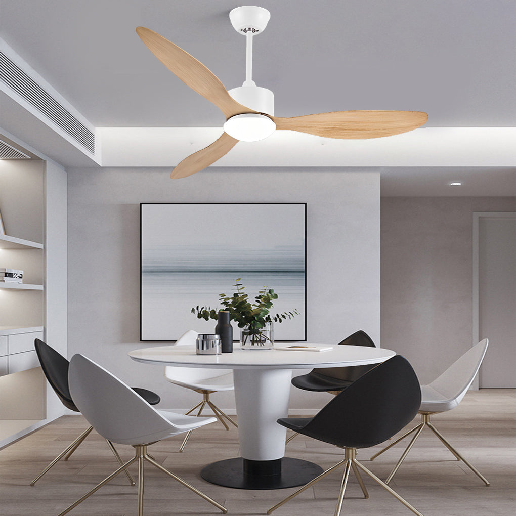 Modern Ceiling Fans with Lighting, 3 Blades, Quiet, Adjustable and Remote Control
