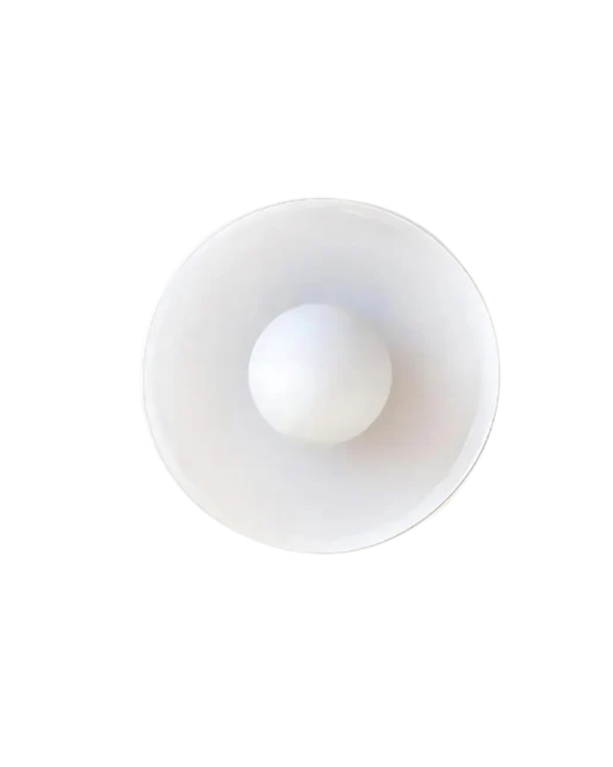 Lámpara de Pared Moderna de Vidrio Ø25cm | Diseño Estilizado