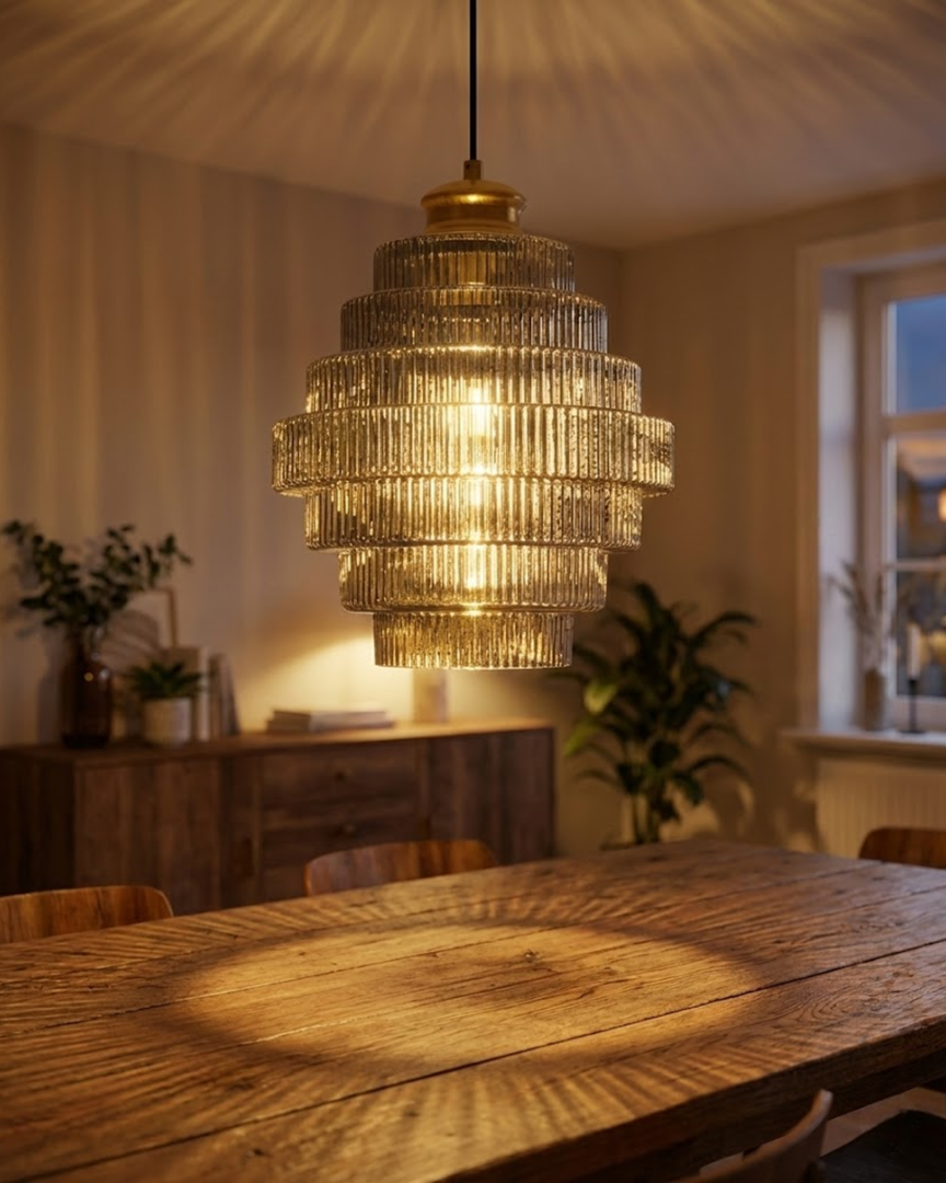 Lámpara Colgante Japandi | Interiores Contemporáneos