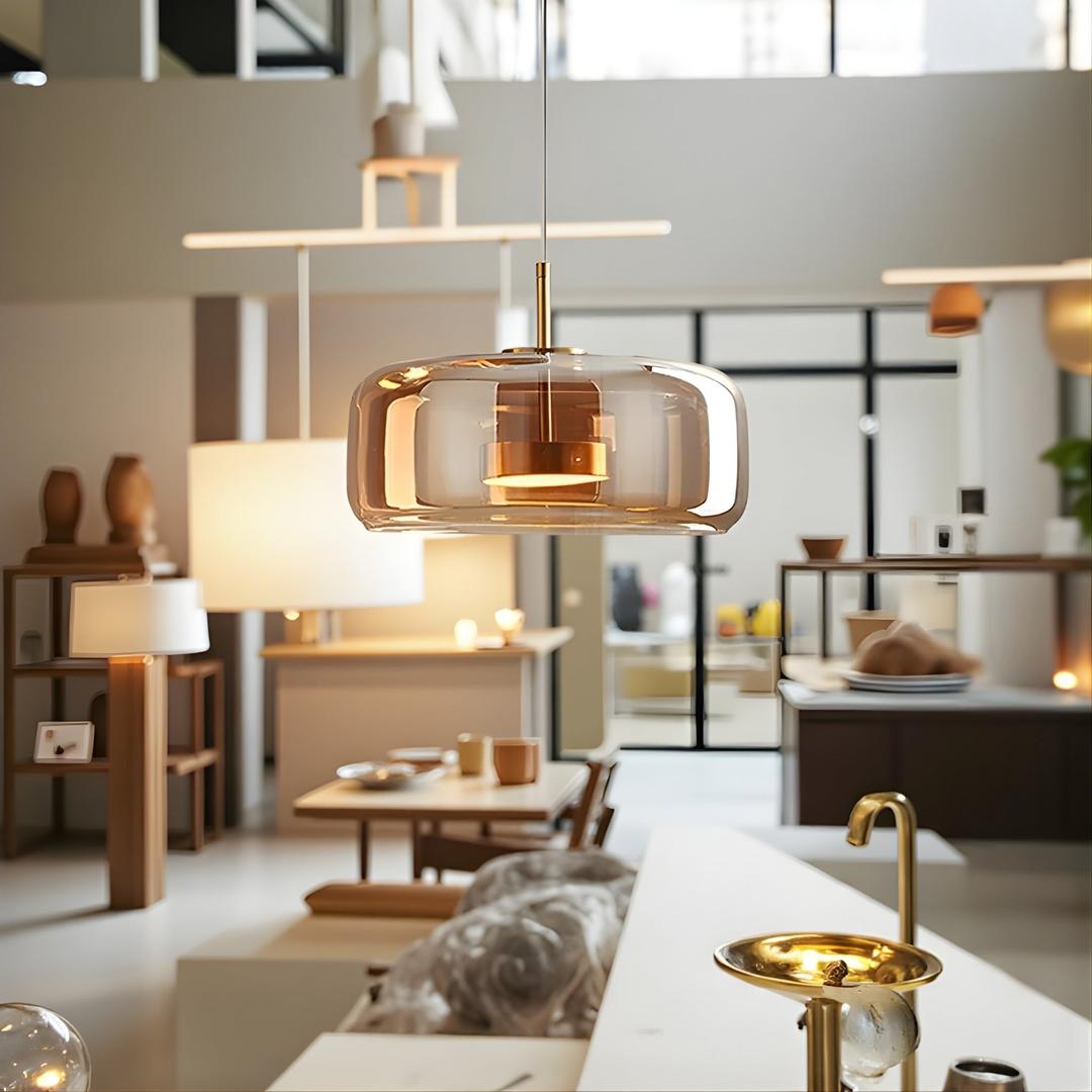 Candelabro De Cúpula De Vidrio | Regulable