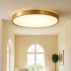 Lámpara de Techo LED Moderna de Hierro y Acrílico | Redonda