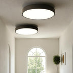 Lámpara de Techo LED Moderna de Hierro y Acrílico | Redonda