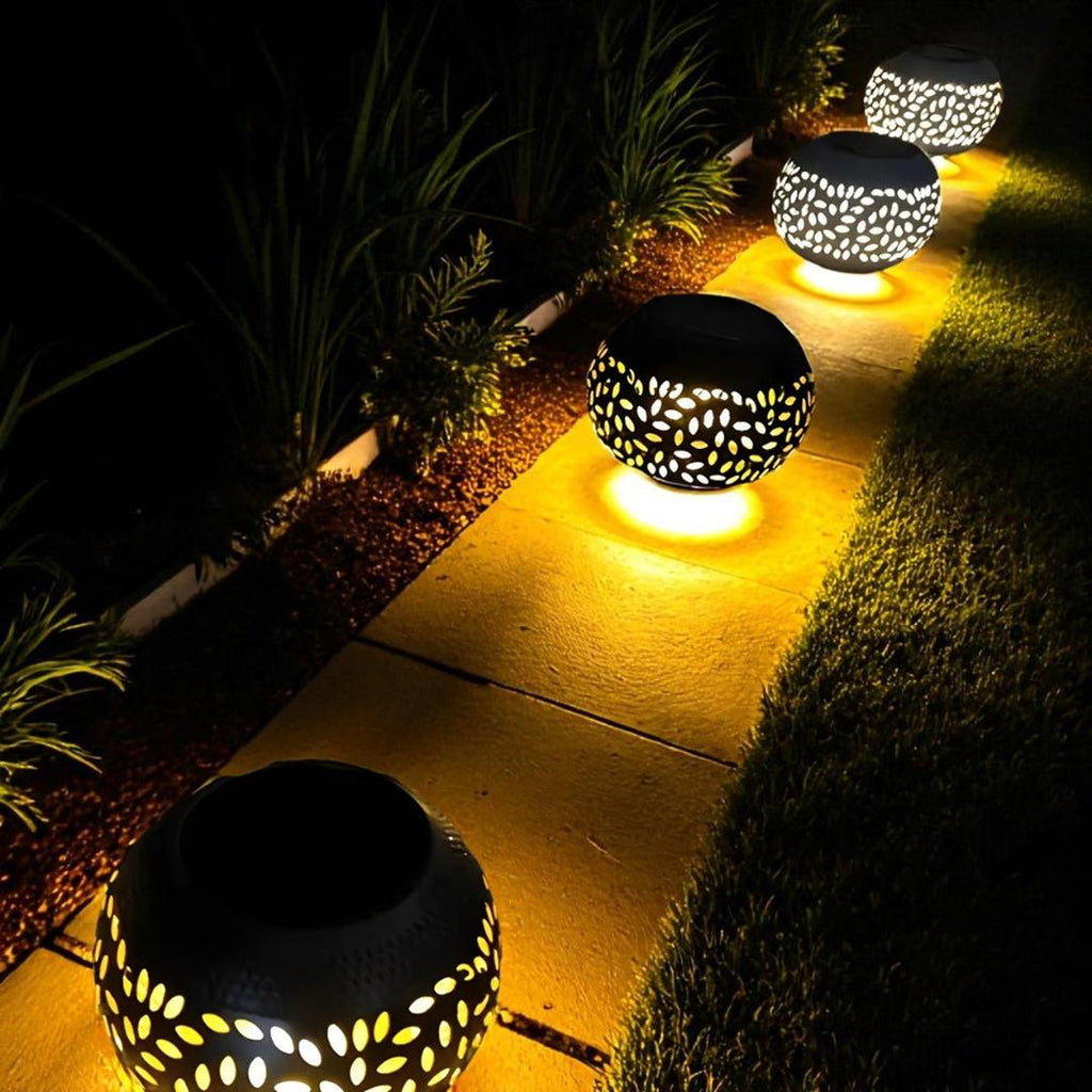Lámpara Solar de Jardín con Puntos de Luz | Para Exterior