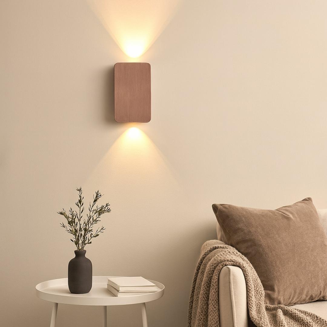 Lámpara de Pared LED de Aluminio | Para Sala de Estar