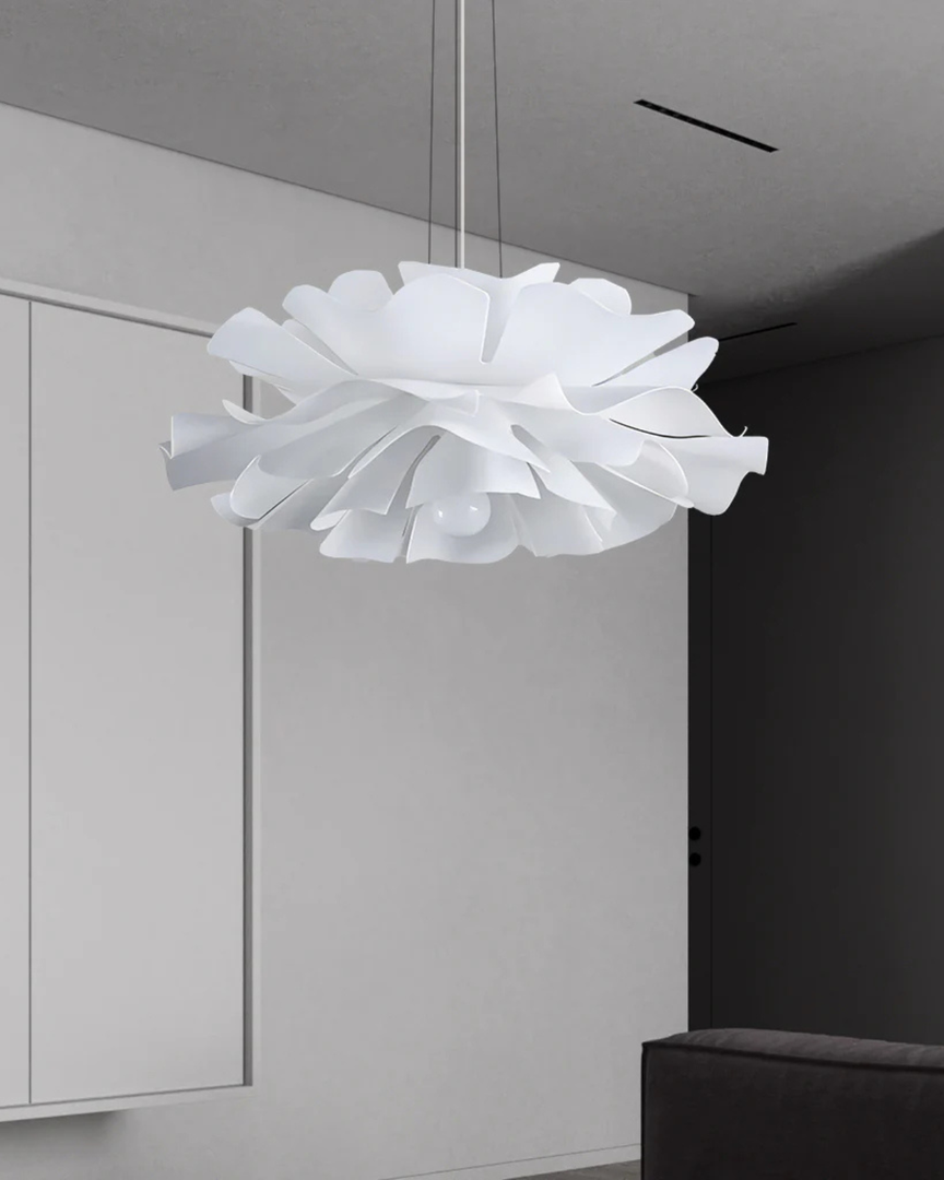 Lámpara Colgante Floral | Estilo Japandi