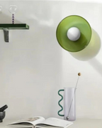 Lámpara de Pared Moderna de Vidrio Ø25cm | Diseño Estilizado