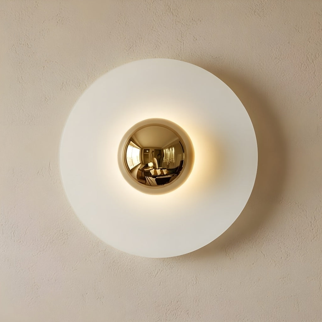 Lámpara De Pared Redonda Moderna | Luz Ajustable