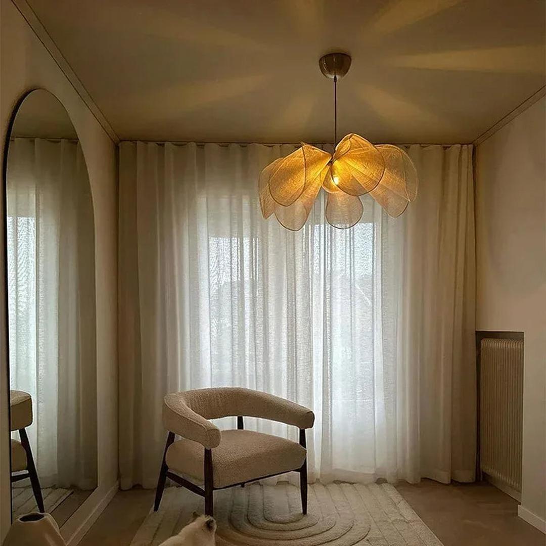 Lámpara Colgante de Tela | Inspiración Vintage