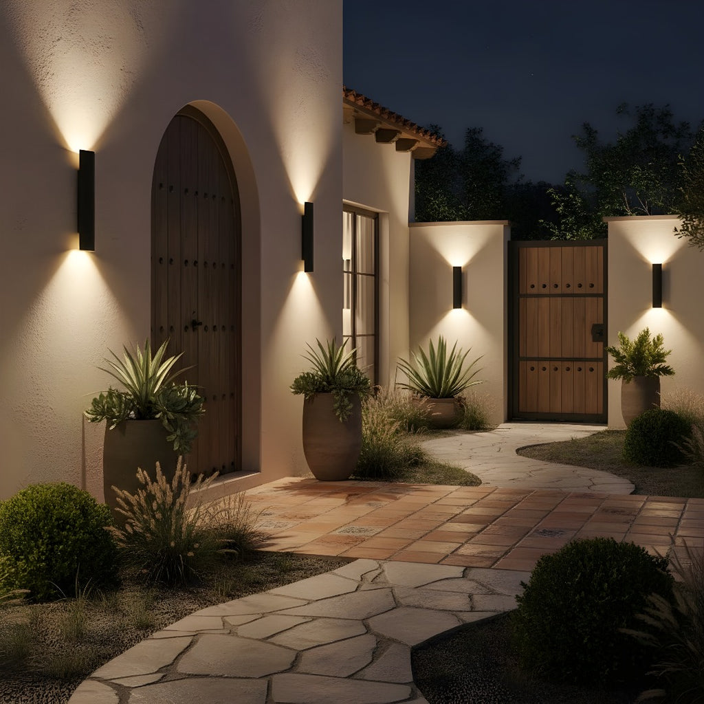 Aplique De Pared De Aluminio Moderno | Para Exteriores