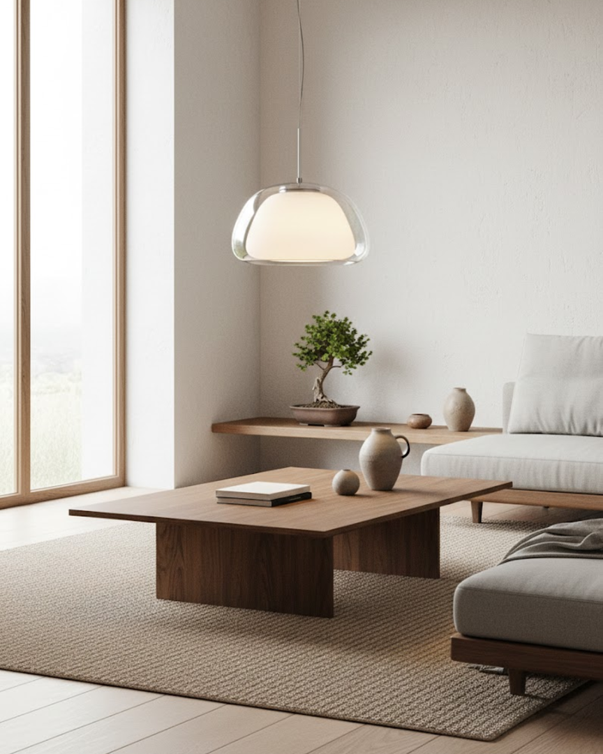 Lámpara de Techo Estética | Interiores Japandi