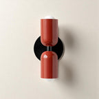 Lámparas de Pared LED Color Crema de Resina y Metal | Doble Cabeza