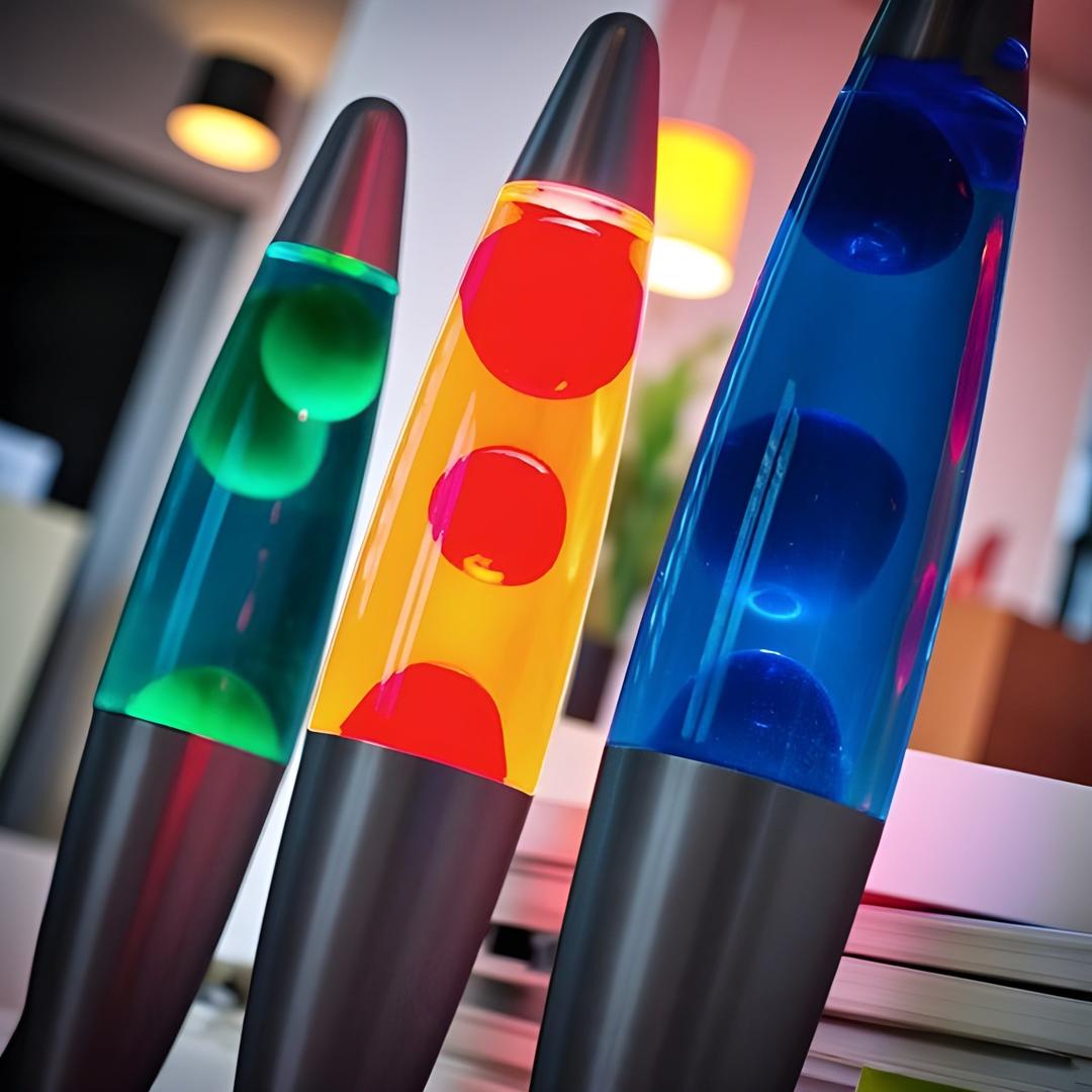 Lámpara de Lava con Cambio de Color | Diseño Compacto
