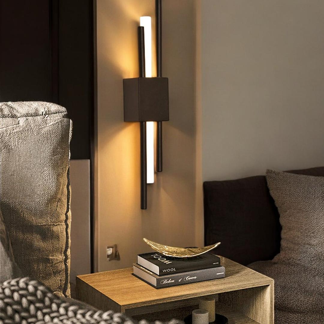 Iron and Acrylic Wall Lamp for Ambient Lighting | For Living Room
