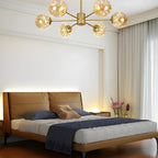 Candelabro De Globo De Vidrio | Lujoso