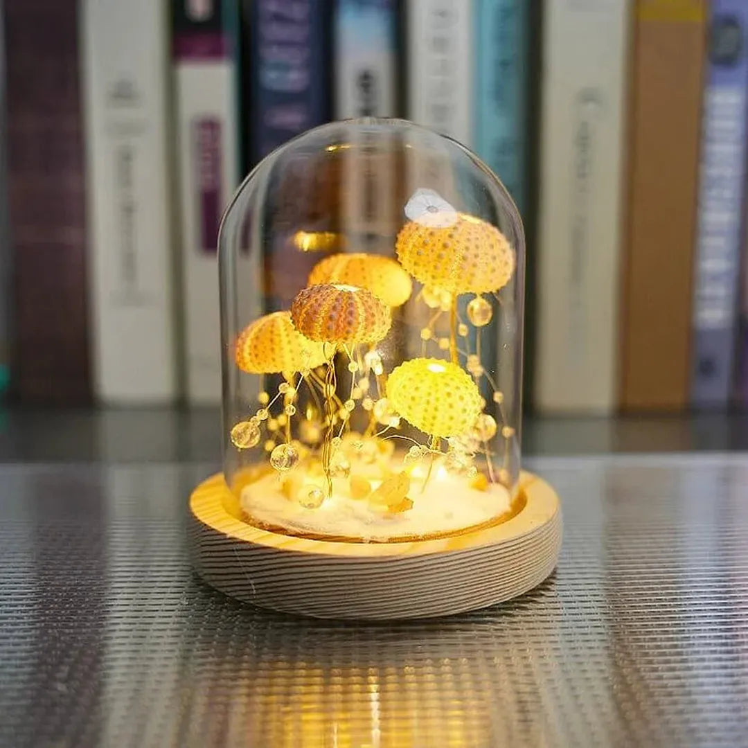 DIY Sea Urchin Night Lamp | Vintage Inspiration
