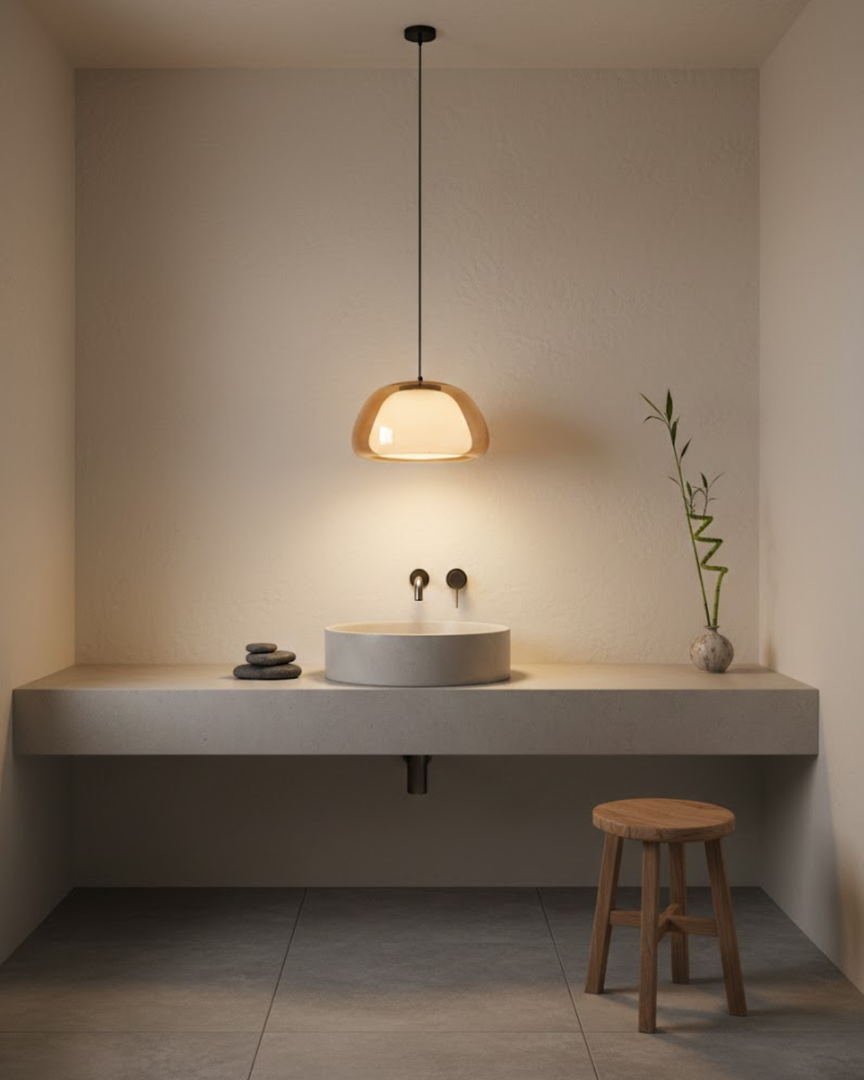 Lámpara de Techo Estética | Interiores Japandi