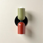 Lámparas de Pared LED Color Crema de Resina y Metal | Doble Cabeza