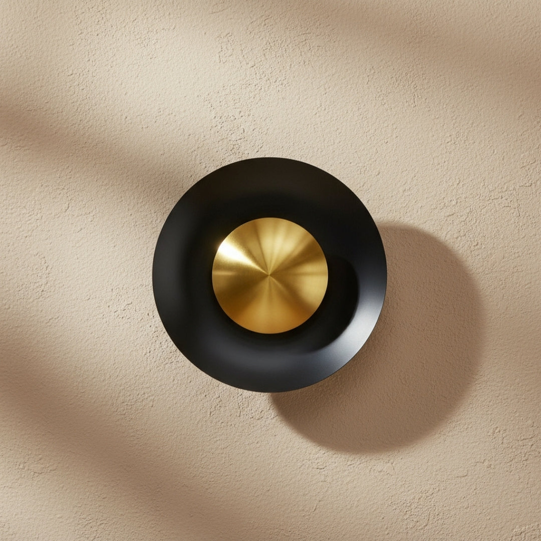 Lámpara De Pared Redonda Moderna | Luz Ajustable