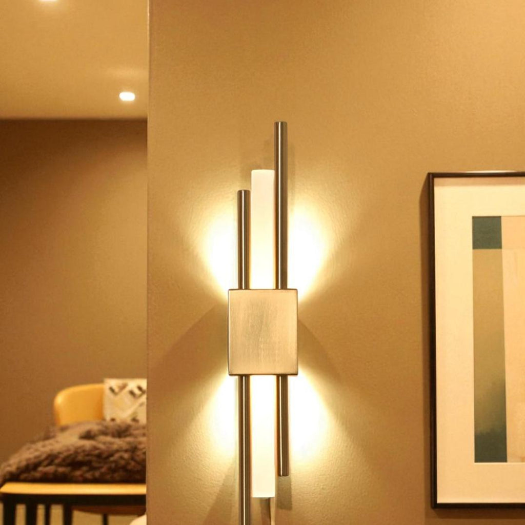 Iron and Acrylic Wall Lamp for Ambient Lighting | For Living Room